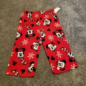NWT Mickey Mouse Holiday Pajama Pants